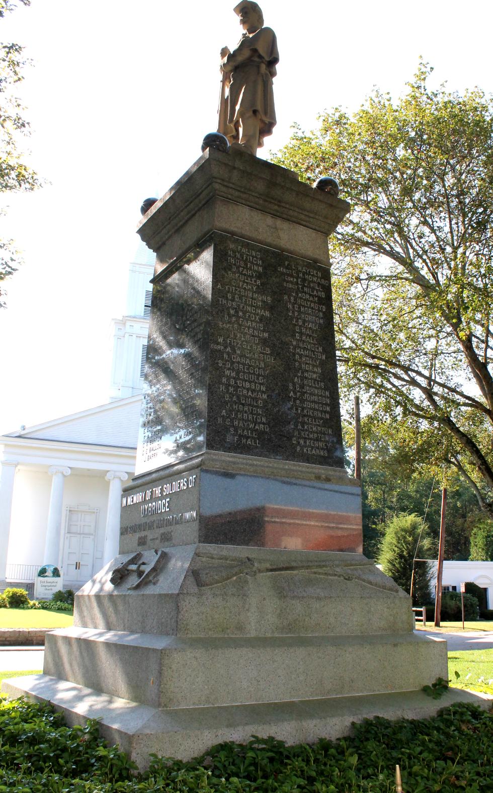 Uxbridge Massachusetts Veterans Memorials